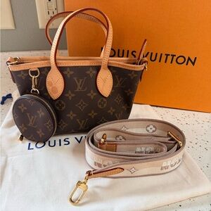 Louis Vuitton Brown Monogram Neverfull BB Authentic
